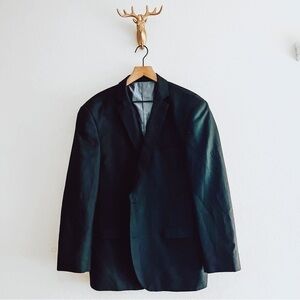 VITALI Men's Black Blazer Suit Jacket Size 44R